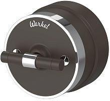 Переключатель-ретро пластик Werkel Retro Vintage 1-кл. проходной мокко матовый/хром Werkel — купить по цене от 1&nbsp;901 ₽ | ПрофБезопасность