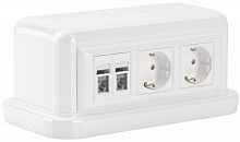 Башенка напольная DKC In-liner Front Viva 12 мод. белый