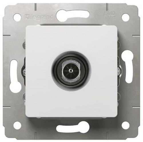 Розетка TV Проходная без рамки Legrand Legrand Cariva 1-м. белый Legrand — купить по цене от 603 ₽ | ПрофБезопасность