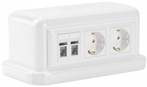 Башенка напольная DKC In-liner Front Viva 12 мод. белый