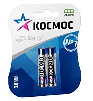 Элемент питания Космос LR03 BP-2 (блист.2 шт) AAA алкалиновая (батарейка)
