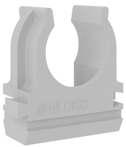 Клипса для гофры DKC Express Д=16 серый (уп. 100шт)