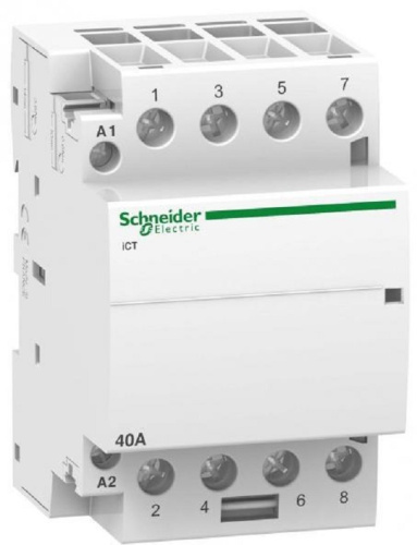 Контактор модульный Schneider Electric Acti9 iСТ 3п 4НО 40А 230В АС