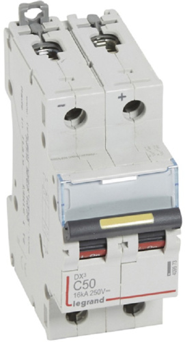 Выключатель автоматический Legrand DX3-E 10000 2п 50А C 16кА