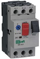 Выключатель автоматический для защиты электродвигателей DEKraft ВА-431 0.25-0,4A 660В