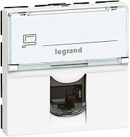 Розетка компьютерная FTP Legrand Mosaic для кабель-канала Metra 1-м. 2 мод. RJ45 5e белый Legrand — купить по цене от 1&nbsp;744 ₽ | ПрофБезопасность