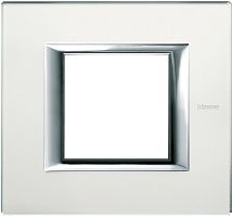 Рамка прямоугольная Legrand BTicino Аxial Axolute 2 мод Матовое Стекло  Legrand — купить по цене от 5&nbsp;786 ₽ | ПрофБезопасность