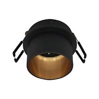 Светильник встраиваемый MaxLight CAST 90 BLACK 220В GU10 Черный/золото MaxLight — купить по цене от 615 ₽ | ПрофБезопасность