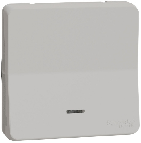 Переключатель с подсветкой без рамки Schneider Electric Mureva Styl 1-кл. проходной IP55 белый Schneider Electric — купить по цене от 1&nbsp;602 ₽ | ПрофБезопасность