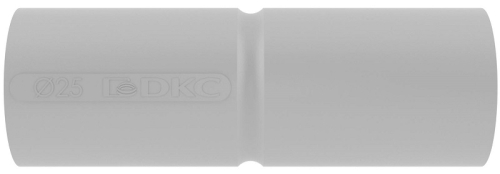 Муфта труба-труба с ограничителем ПВХ DKC Express Д=25 IP40 серый