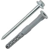 Фасадный дюбель с шурупом Fischer SXR 10x60 FUS с шестигранной головкой, пресс-шайбой, арт.