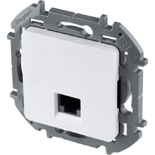 Розетка компьютерная без рамки Legrand Inspiria 1-м. RJ45 6e белый Legrand — купить по цене от 480 ₽ | ПрофБезопасность