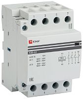 Контактор модульный EKF PROxima КМ 3п 3НО+1НЗ 63А 230В АС
