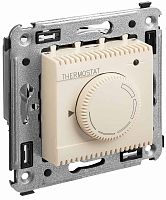Терморегулятор механический с датчиком без рамки DKC Avanti 0С +30С ванильная дымка