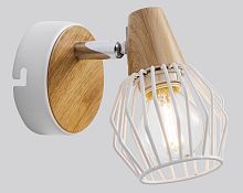 Бра однорожковое Rivoli Naturale W1 WT Е14 Белый/дерево Rivoli — купить по цене от 920 ₽ | ПрофБезопасность