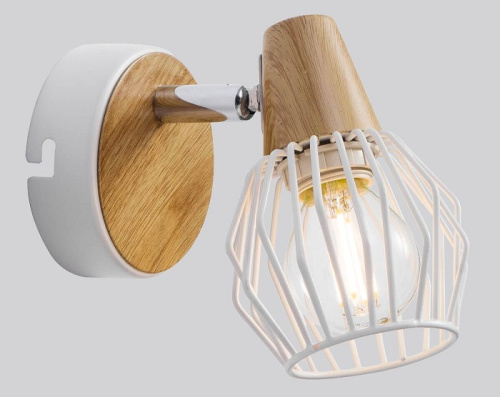 Бра однорожковое Rivoli Naturale W1 WT Е14 Белый/дерево Rivoli — купить по цене от 920 ₽ | ПрофБезопасность