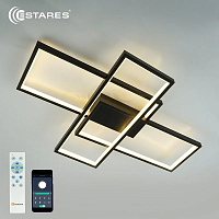 Светильник светодиодный (Люстра) ESTARES SVEN 65W 3S-APP-500x360x80-BLACK/WHITE-220-IP20 Estares — купить по цене от 3&nbsp;800 ₽ | ПрофБезопасность
