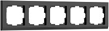 Рамка универсальная Werkel Stark 5-м. черный картинка