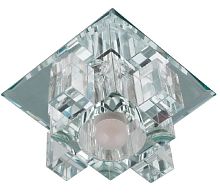 Светильник встраиваемый Fametto/Fiore DLS-F117 G9 GLASSY/CLEAR 55мм/40вт Fametto — купить по цене от 575 ₽ | ПрофБезопасность