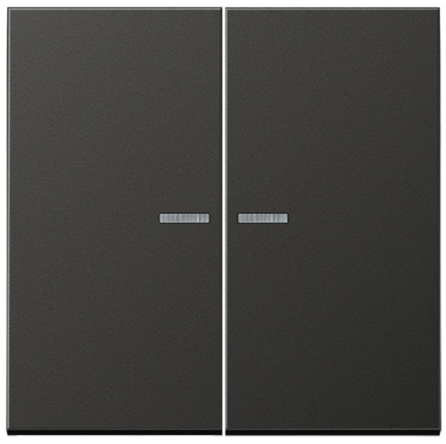 Лицевая панель Jung LS990 metal для 2-кл. выключателя с подсветкой антрацит, Jung, купить, цена, доставка, безопасность Лицевая панель Jung LS990 metal для 2-кл. выключателя с подсветкой антрацит Jung — купить по цене от 7 267 ₽ | ПрофБезопасность