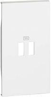 Лицевая панель Legrand BTicino Living Now для 1-м. 2 мод. розетки USB белый