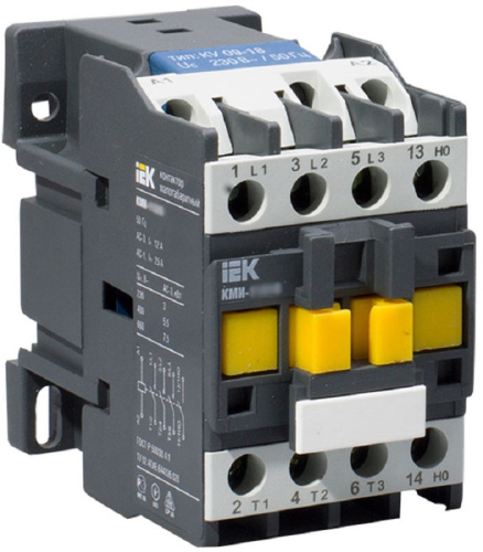 Контактор IEK КМИ-22511 3п 1НЗ 25А 230В тип АС3  фото 2