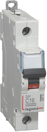 Выключатель автоматический Legrand DX3-E 10000 1п 16А C 16кА