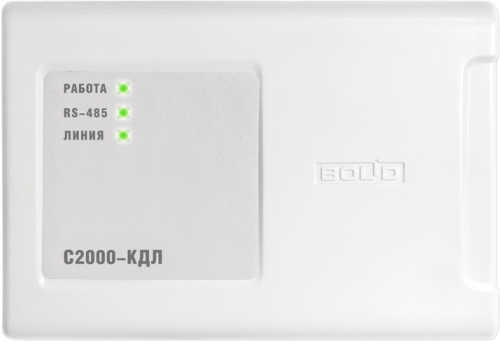 Контроллер двухпроводной линии связи Болид С2000-КДЛ картинка
