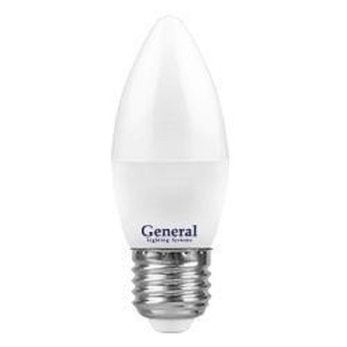Лампа светодиодная General Свеча CF-7 E27 220В 10Вт 2700К General — купить по цене от 95 ₽ | ПрофБезопасность