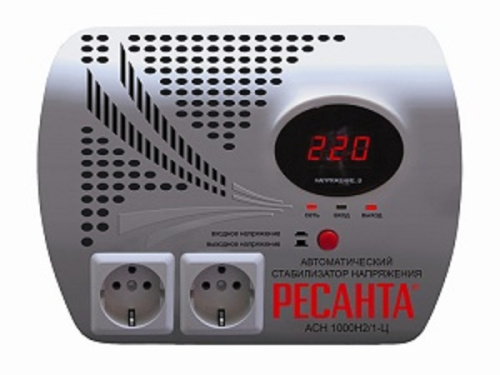 Стабилизатор напряжения Ресанта АСН-1000Н2/1-Ц, до 1кВт Ресанта — купить по цене от 4&nbsp;790 ₽ | ПрофБезопасность