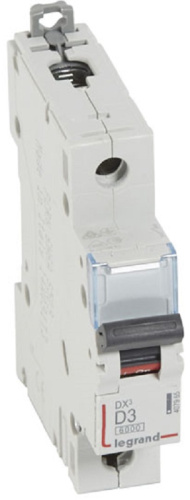 Выключатель автоматический Legrand DX3-E 6000 1п 3А D 10кА