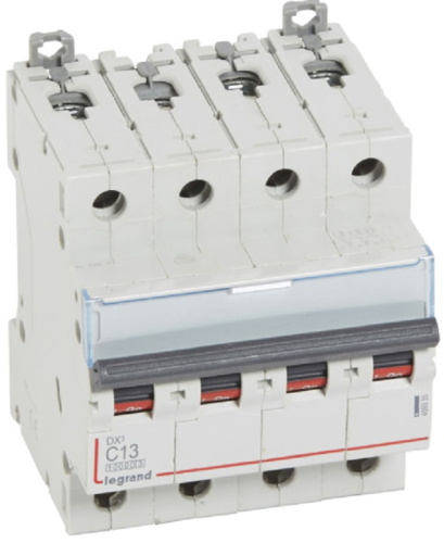 Выключатель автоматический Legrand DX3-E 10000 4п 13А C 16кА