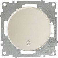 Переключатель без рамки OneKeyElectro Florence 1-кл. проходной бежевый