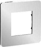 Рамка универсальная Schneider Electric Unica Studio Metal 1-м. хром/антрацит Schneider Electric — купить по цене от 1&nbsp;052 ₽ | ПрофБезопасность