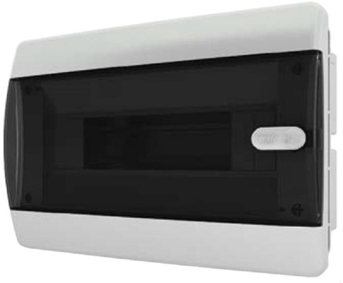 Бокс пластиковый Tekfor ЩРВ-П-12 CVK 40-12-1 (195х290х102мм) IP41 прозрачная дверца