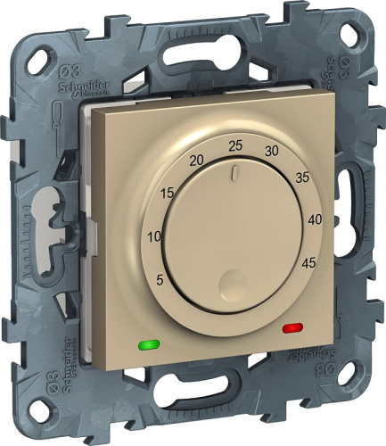 Терморегулятор механический с датчиком без рамки Schneider Electric Unica New 0С +50С бежевый, Schneider Electric, купить, цена, доставка, безопасность Терморегулятор механический с датчиком без рамки Schneider Electric Unica New 0С +50С бежевый Schneider Electric — купить по цене от 8 824 ₽ | ПрофБезопасность