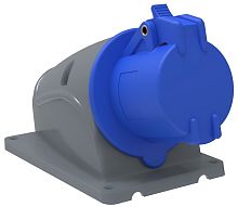 Розетка кабельная накладная IEK Magnum ССИ-113 16А 2Р+PE 230В IР44 синий IEK — купить по цене от 900 ₽ | ПрофБезопасность