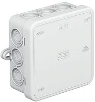 Коробка распределительная OBO Bettermann A11 85x85x40мм (12 сальников) IP55 серый (10шт)
