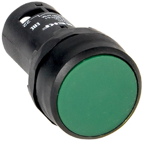 Кнопка без фиксации EKF PROxima SW2C-11 1НО+1НЗ 22мм 220В IP54 зеленый