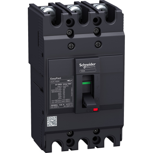 Выключатель автоматический в литом корпусе Schneider Electric EasyPact EZC100N 3п 63А 18кА фото 2