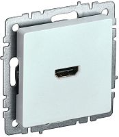 Розетка HDMI без рамки IEK Brite РHDMI-0-БрЖ 1-м. жемчуг
