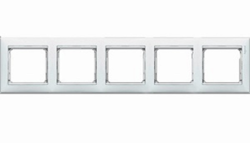 Рамка горизонтальная Legrand Valena 5-м. белый   фото 2