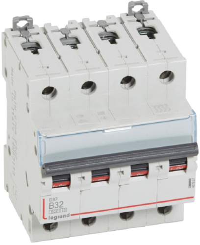 Выключатель автоматический Legrand DX3-E 6000 4п 32А B 10кА