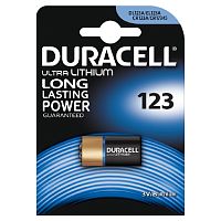 Элемент питания Duracell CR123 BL1 (цена за 1 шт.) (батарейка)