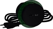 Настольный встраиваемый блок Schneider Electric Unica System+ USB тип А+USB тип С антрацит