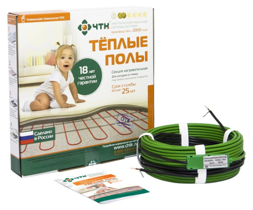 Теплый пол в стяжку одножильный ЧТК СНО-18-342 19,0м (1,7-2,9м2) 342Вт ЧТК — купить по цене от 5&nbsp;090 ₽ | ПрофБезопасность