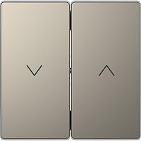 Лицевая панель Schneider Electric Merten D-Life для 2-кл. выключателя жалюзи никель 