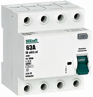 Выключатель дифференциального тока УЗО DeKraft УЗО-03 4п 63А 30мА 6,0кА тип AC 