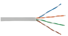 Кабель витая пара UTP Cat5e 4х2х0,52 ZH нг(А)-HF серый
