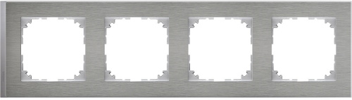 Рамка универсальная Schneider Electric Merten M-Pure Decor 4-м. нержавеющая сталь/алюминий, Schneider Electric, купить, цена, доставка, безопасность Рамка универсальная Schneider Electric Merten M-Pure Decor 4-м. нержавеющая сталь/алюминий Schneider Electric — купить по цене от 4 695 ₽ | ПрофБезопасность